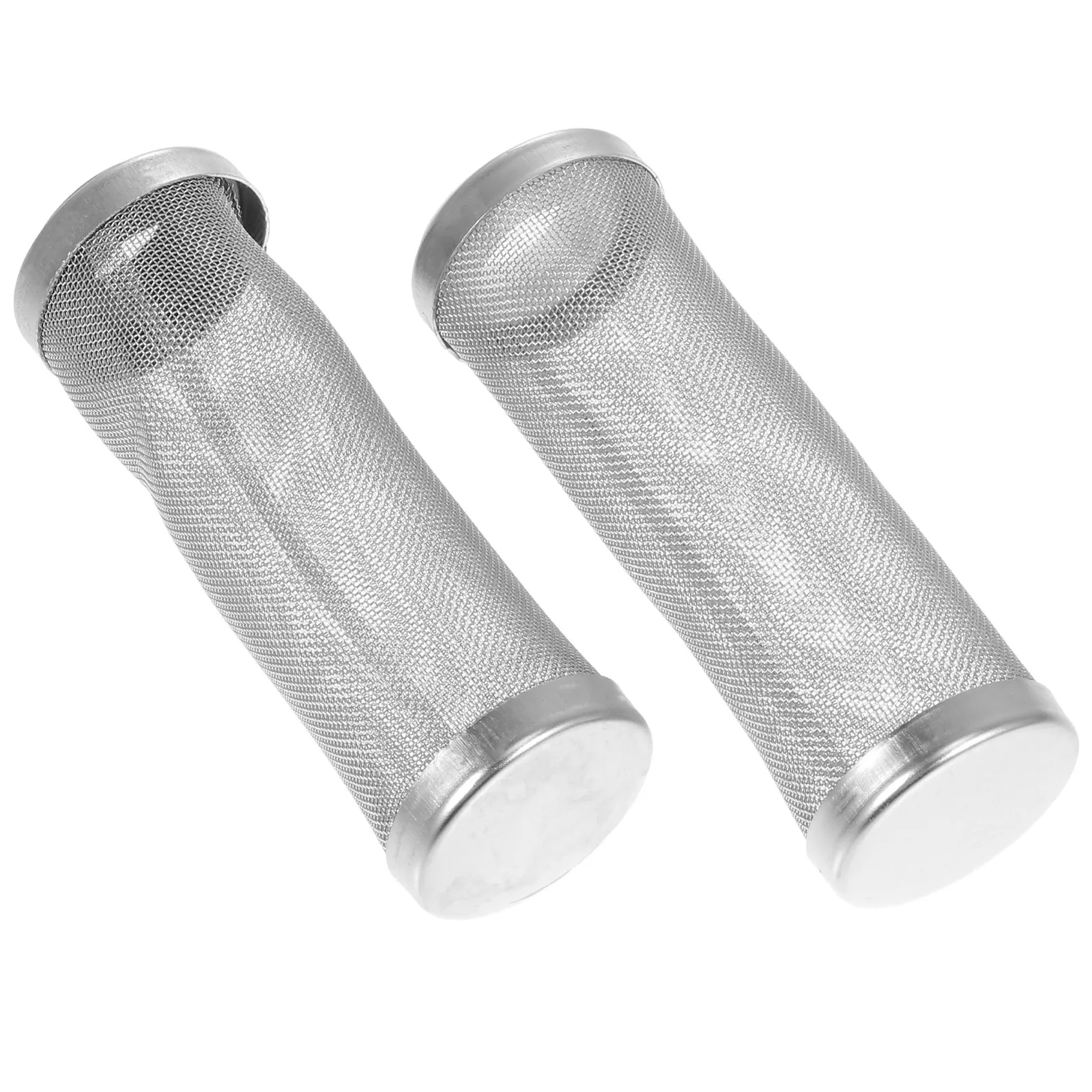 2Pcs Stainless Steel Aquarium Filter Mesh Cover Intake Strainer Guard for Fish Tank Water Inlet Preventing Debris Clogging and