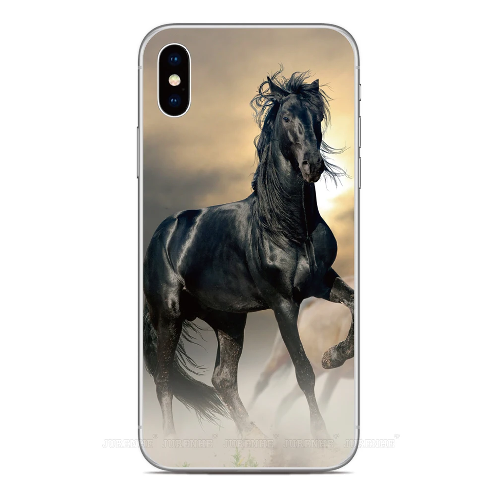 Black Horse Case For Alcatel 1B 1S 1SE 1L 1A 3 1 5033D 3X 1C 1X 1V 2019 2020 2021 2022 Nothing Phone 2A Plus CMF 1 2 Cover