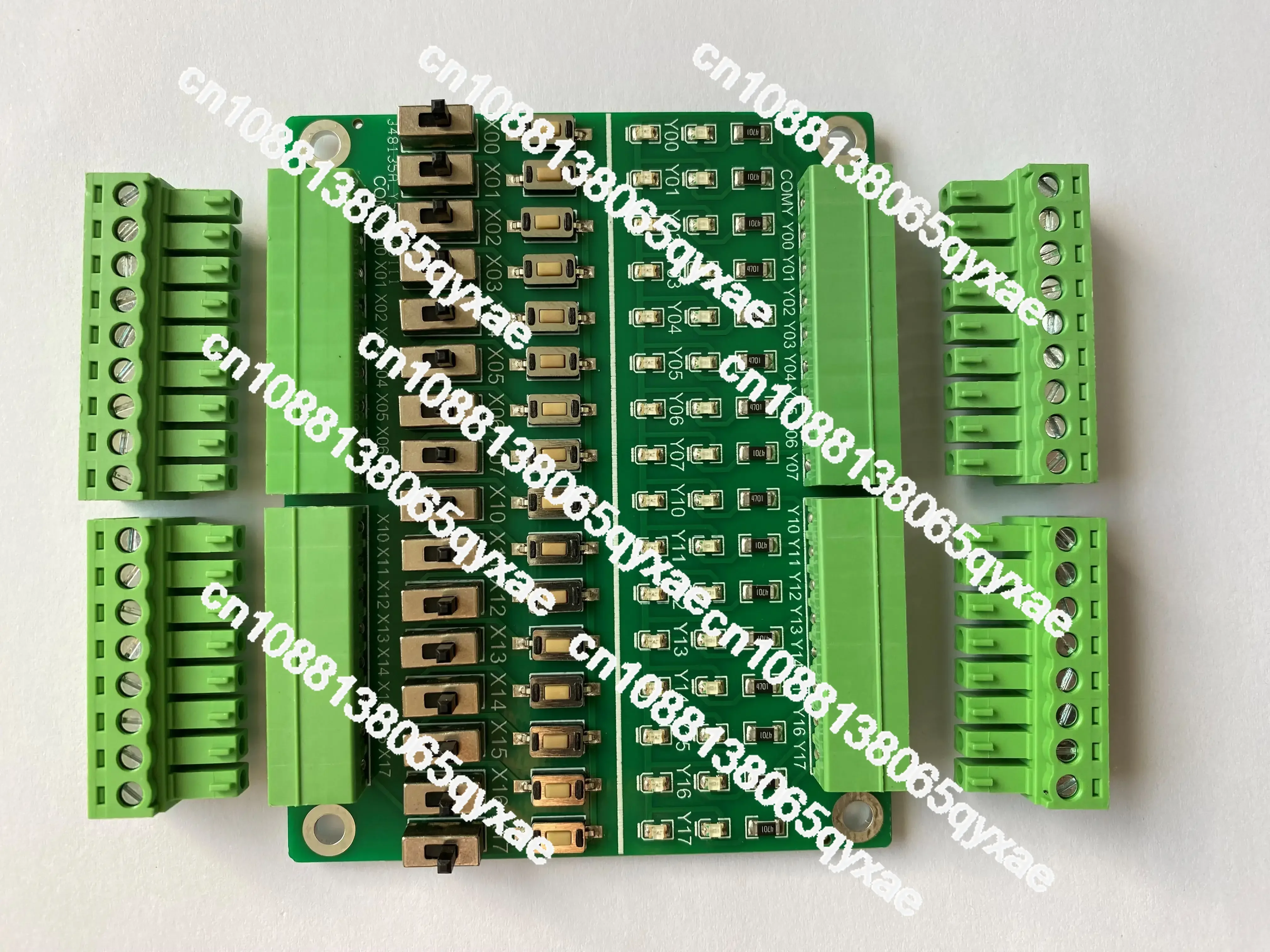 PLC Debugging Simulation Board 16 Input/output Test Board Button Toggle Switch Switch Learning Module