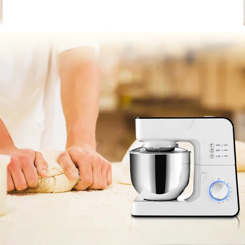 2025 Version Standmixer Planetenmaschine 1000 W Elektrische Teigknetmaschine Allmächtiger Haushaltsherd