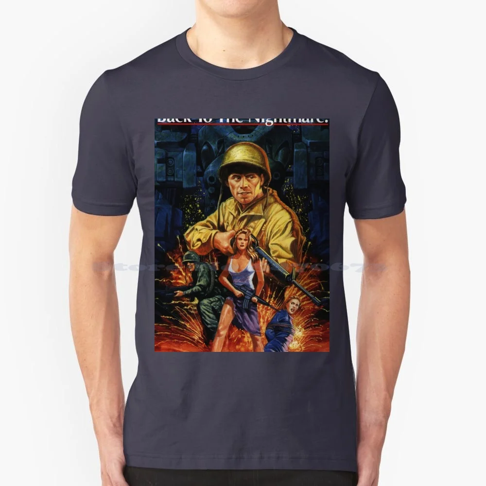 Nam-1975 Back To The Nightmare.-Snk Arcade Game T Shirt 100% Cotton Tee Snk Neo Geo Vietnam Veteran Metal Gear Arcade Video