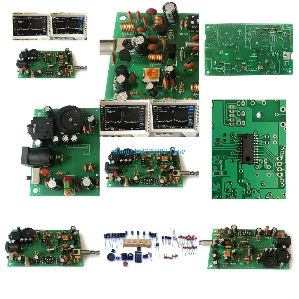 

Y2GD FM Transmitter Circuit Board BH1417F Chip with Antenna Perfect for Electronics Education and Campus Radio Projects