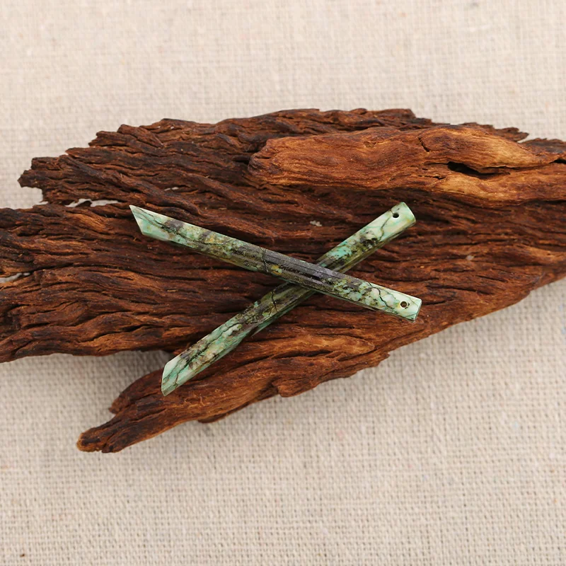 B&F African Turquoise   Earring Beads for Jewelry Making, Handmade Natural stones beads, Stones for jewelry Making Supplies