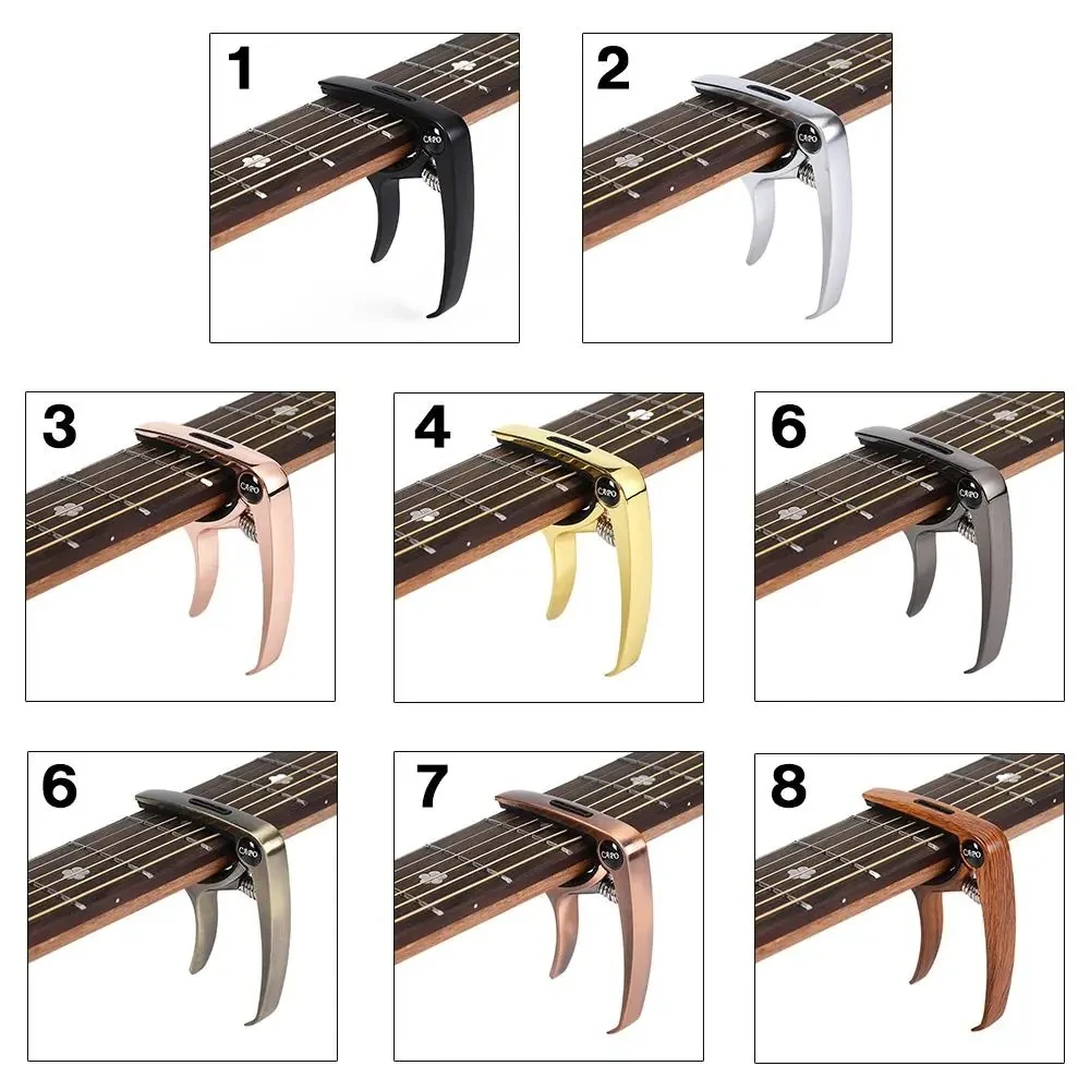 Guitar Capo for Acoustic Classic Electric Guitar Tone Adjust Metal Tuning Clamp Guitar Accessories Capotraste Quick Change Clip