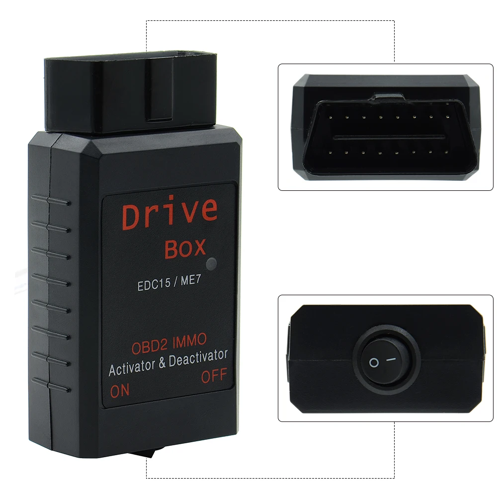 VAG Drive Box OBD2 Immobilizer IMMO Deactivator Activator for Audi for V-W EDC15/ME7 VAG IMMO Deactivator NO NEED TO COMPUTER!!!