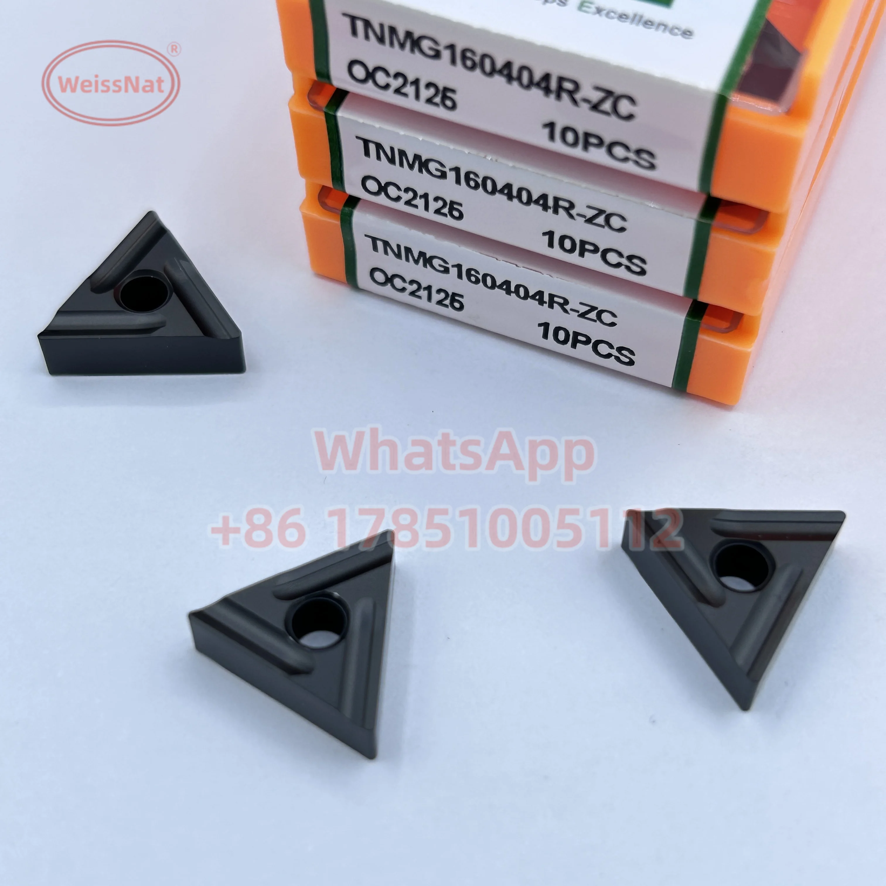 Imagem -06 - Inserções do Carboneto de Tnmg Tnmg160404l Tnmg160404r Tnmg160408l Tnmg160408r Op1215