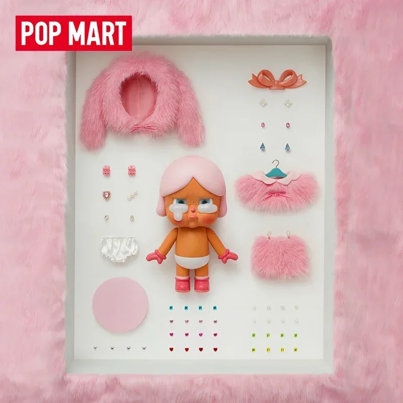 

POP MART MEGA CRYBABY 400% Crying Pink Series Anime Figure Blind Box Mystery Doll Desktop Ornament Gift