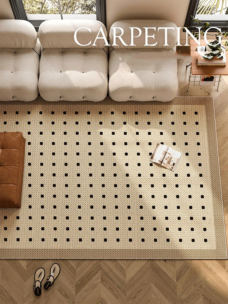 Modern Simple Living Room Carpet American Style Light Luxury Coffee Table Floor Mats Large Bedroom Carpets Cloakroom Area Rug