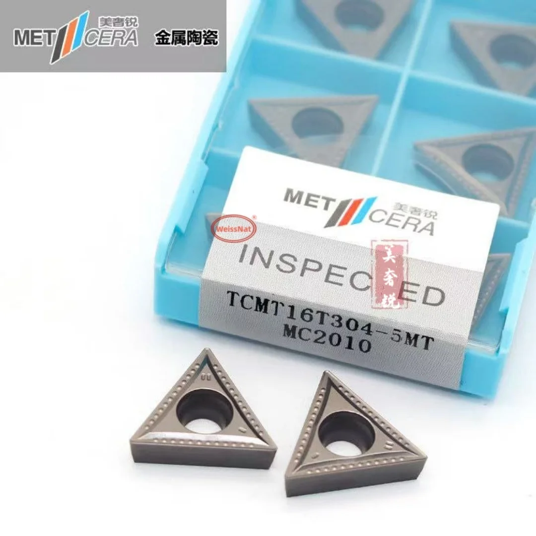 METCERA TCMT090204 TCMT110202 TCMT110204 TCMT110208 TCMT16T304 TCMT16T308-5MT MC2010 1HQ  MC1020 Carbide Insert TCMT Inserts