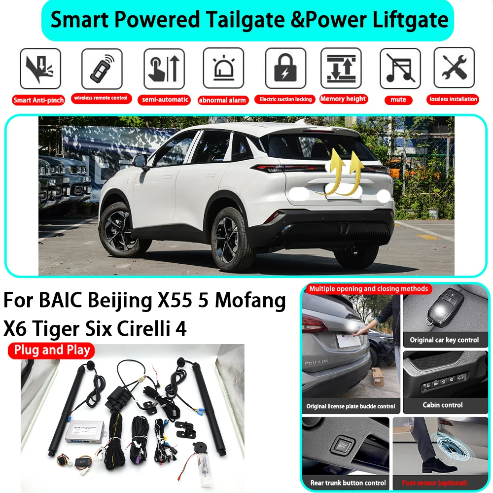 

﻿for BAIC Beijing X55 5 Mofang X6 Tiger Six Cirelli 4 OEM Smart Automatic Powered Tailgate Electric Power Tailgate Lift Kit ﻿
