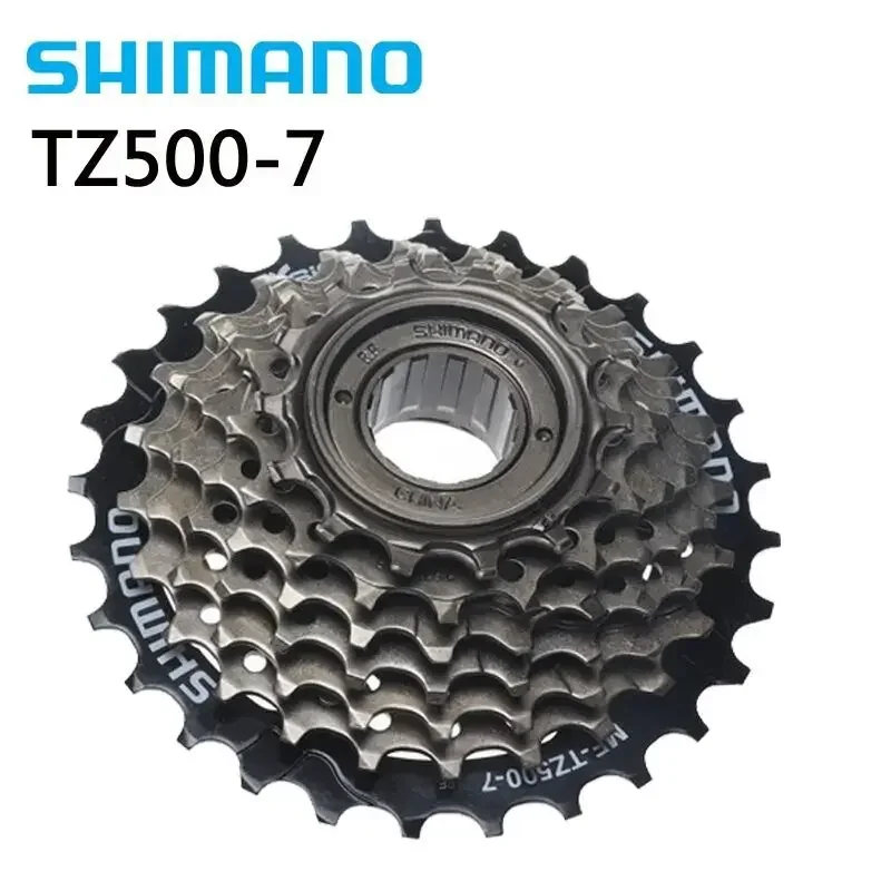 TOURNEY TZ500 6/7 Speed Cassette Mountain Bike Freewheel Metal Thread Sprocket 14-28/34T Original bike parts cassete 6/7v