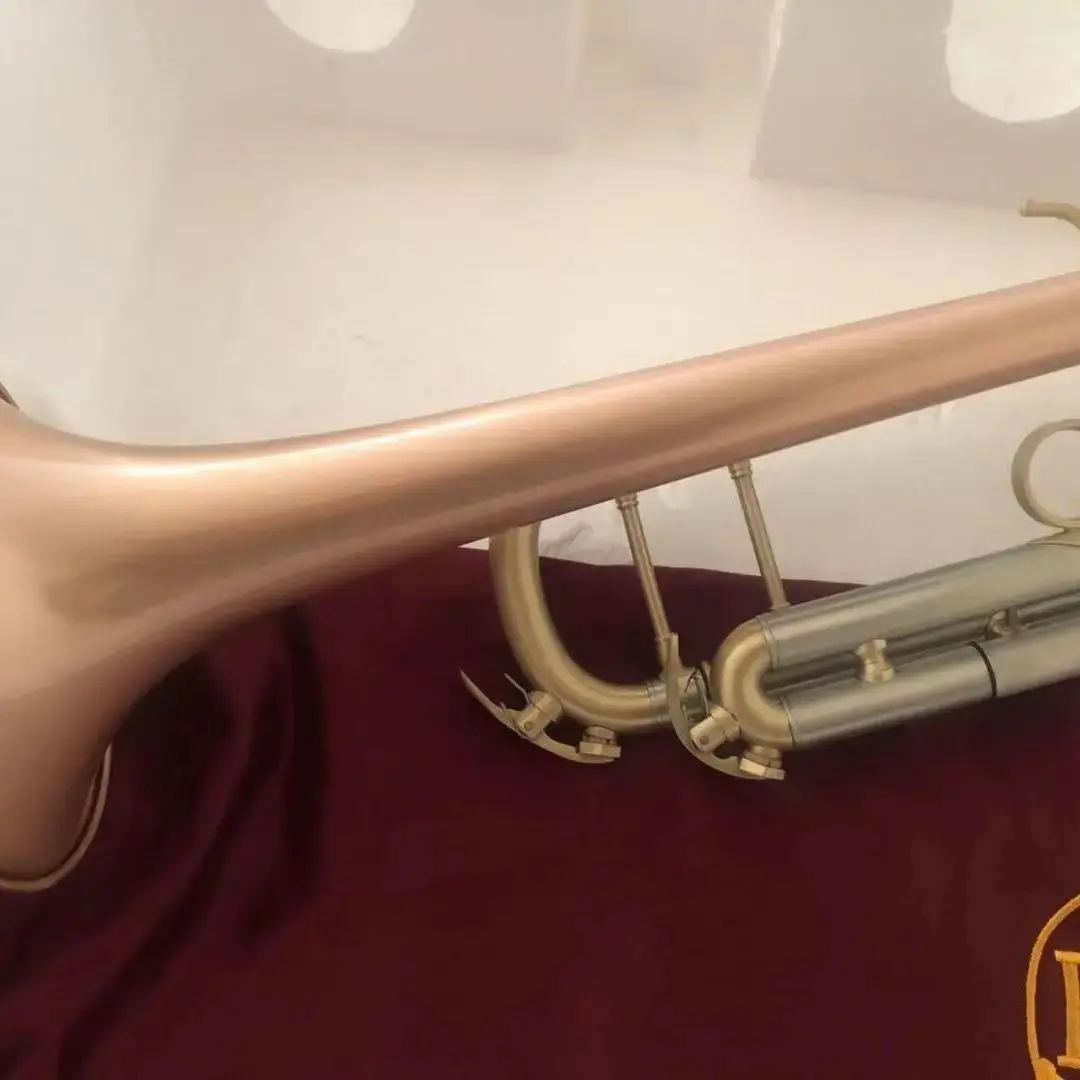 USA  high quality Trumpet Model 37 aggravate Phosphor copper LT180S-37 Trumpete trompete with Case