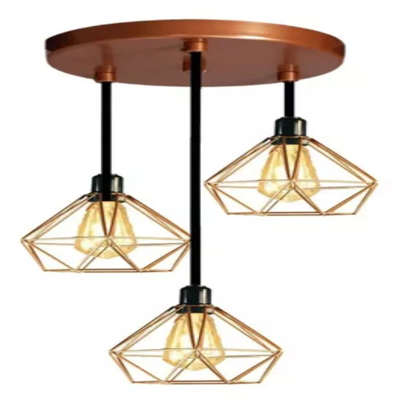 Pendant Triple  For Modernizing Your Dining Room Color Black 110V/220V Ceiling Lamps