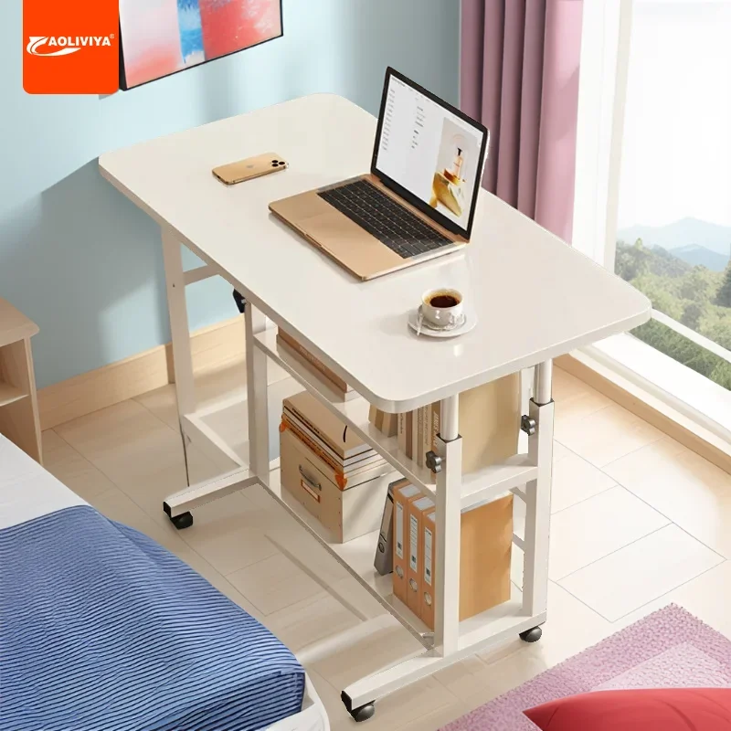 

Aoliviya Bedside Table Movable Simple Small Table Bedroom and Household Student Desk Simple Lifting Dormitory Lazy Computer Desk