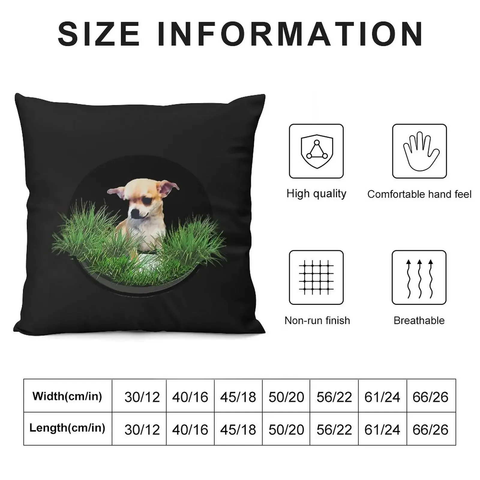 Chihuahua Puppy Dog photograph Throw Pillow Throw Pillow Luxury Sofa Cushions pillow