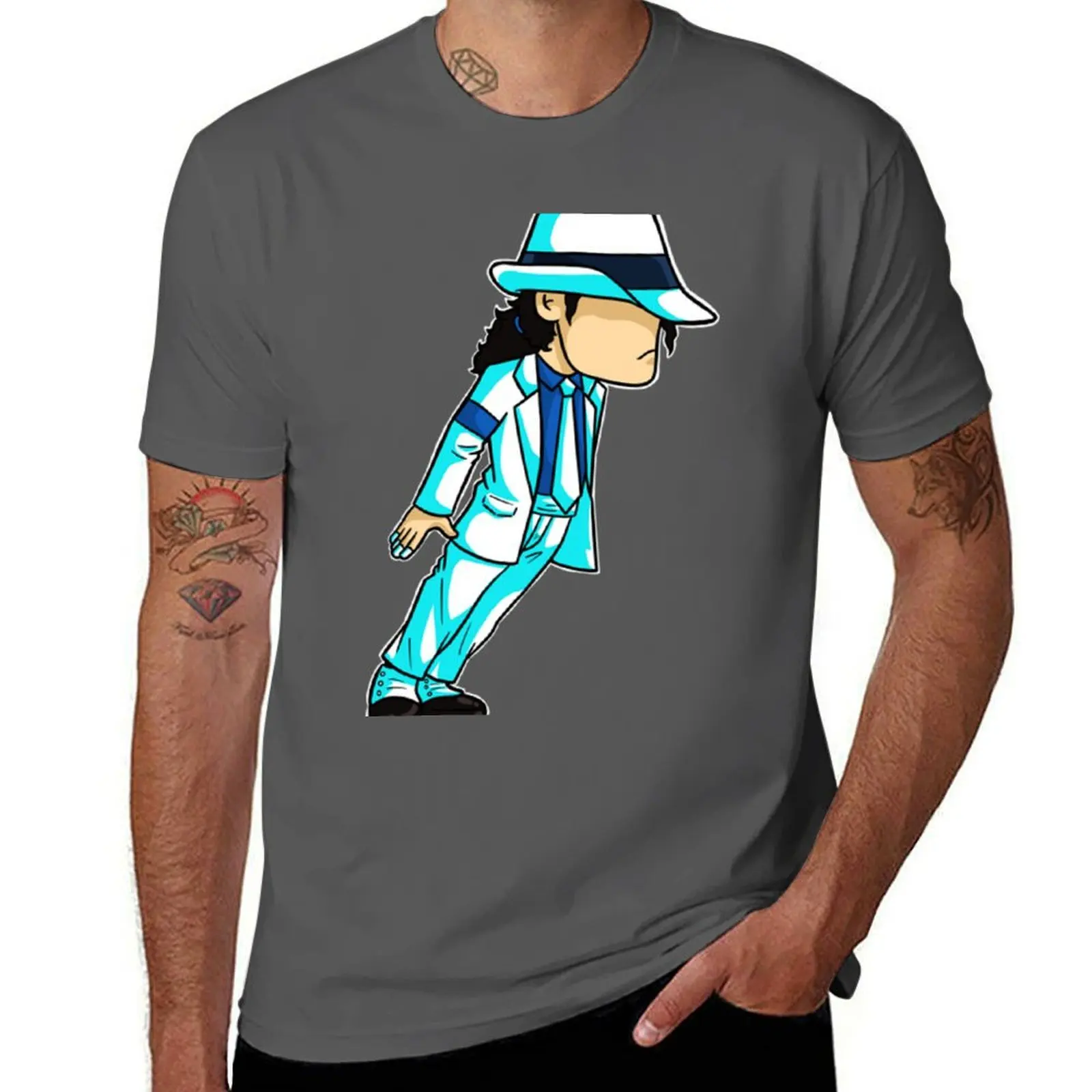 

Pop King Smoo of T-Shirt Street Art Print Tee Shirt