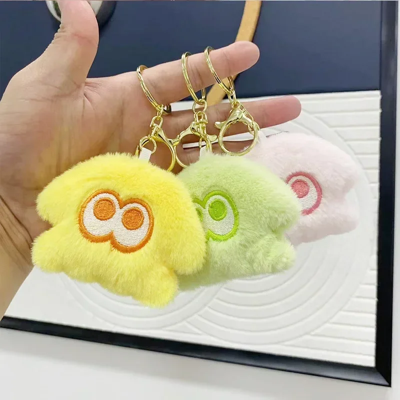 Fantasy Figurines Pendant Splatoon Squid Keychain Doll Bag Pendant Multi Colors Girl Heart Keychain Festival Gift for Friend