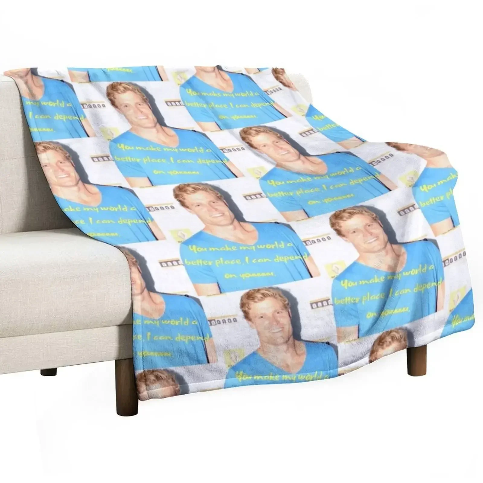 

Dr Chris Brown Bondi Vet Throw Blanket Winter beds christmas gifts Blankets