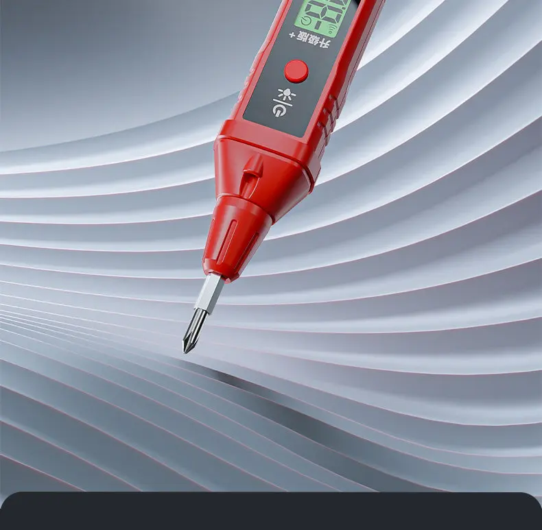 2026   Intelligent Electric Pen 2897 Digital Display Voltage Detector Multifunctional Electrician Induction Test Pen