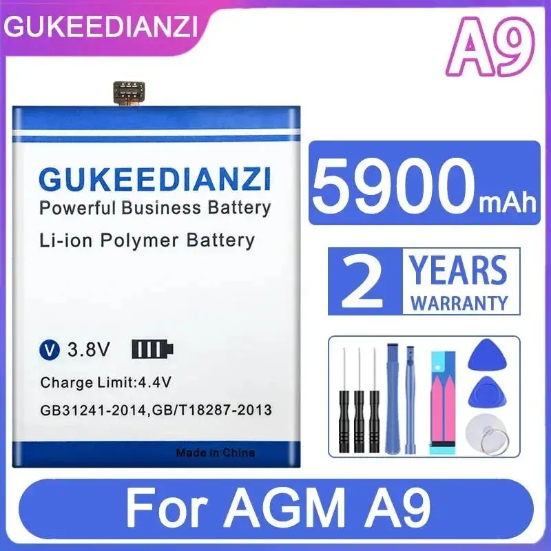 

Долговечная батарея для мобильного телефона AGM A9, высокая емкость, 5900 мАч