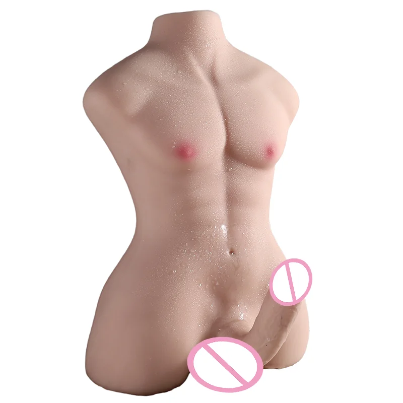 MIVM Realistic Big Long Dildo Gay Sex Toy 9.5KG Sex Doll Male Torso For Women 3D Man Half Body Penis Female Masturbation