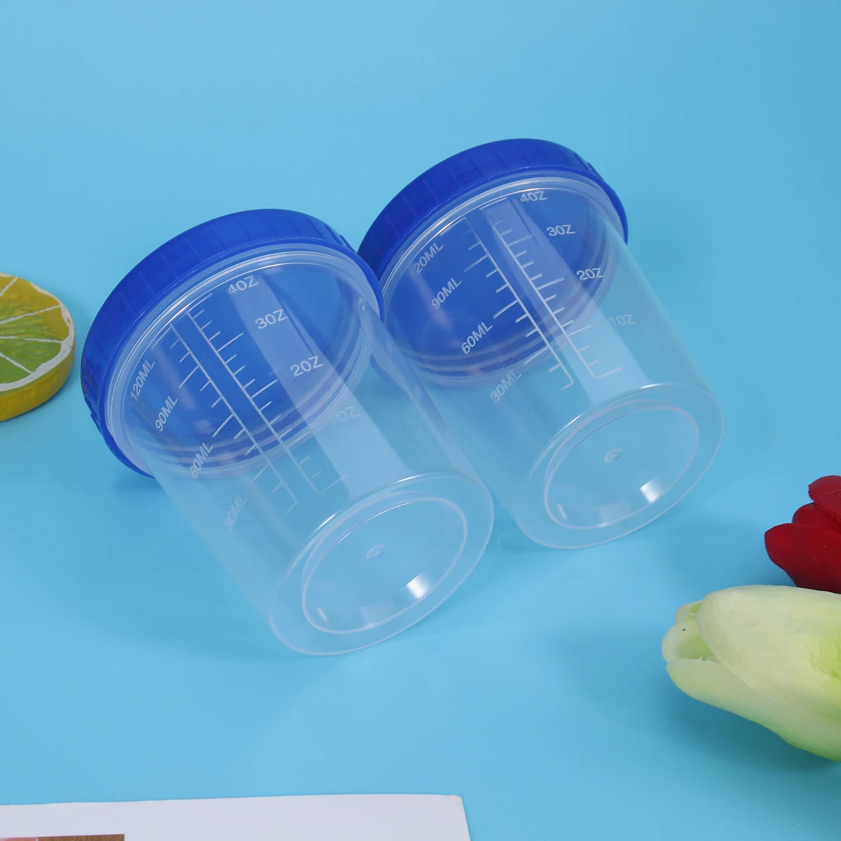 

disposable measuring cups plastic measuring cups with lids Transparent measuring cup Specimen Cups