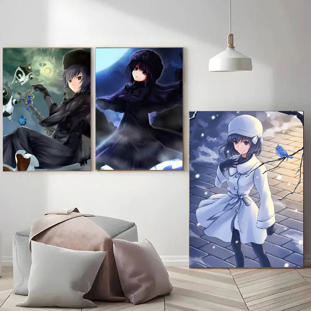 Alice Kuonji Anime Witch On The Holy Night Posters Living Room Bar Cafe Quality Canvas Vintage Style Comics Painting Art Home