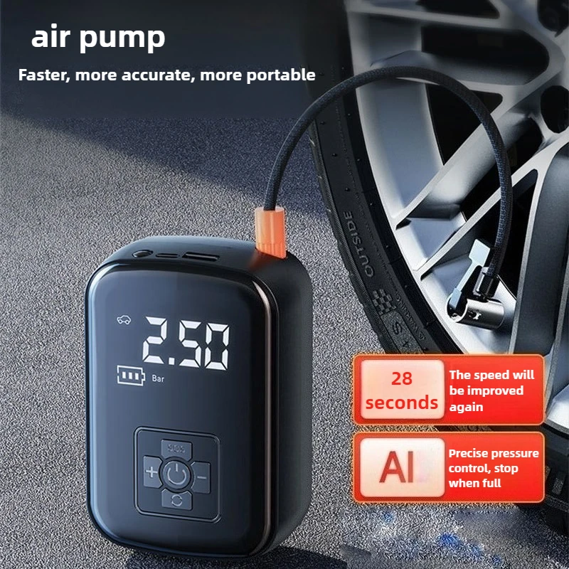 120W Wireless Car Air Compressor Air Pump Electric Tire Inflator Pump for Motorcycle Bicycle Boat AUTO Tyre Balls Inflatable