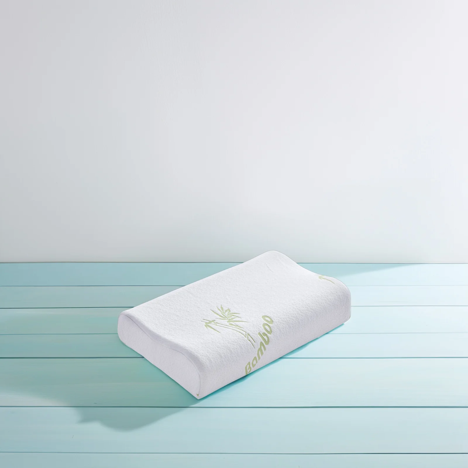

Latex Bamboo Fiber Pillow Cover 60x40cm Single Neck Pillowcase Ergonomic Neck Rest Breathable Cervical Orthopedic Memory Pillow
