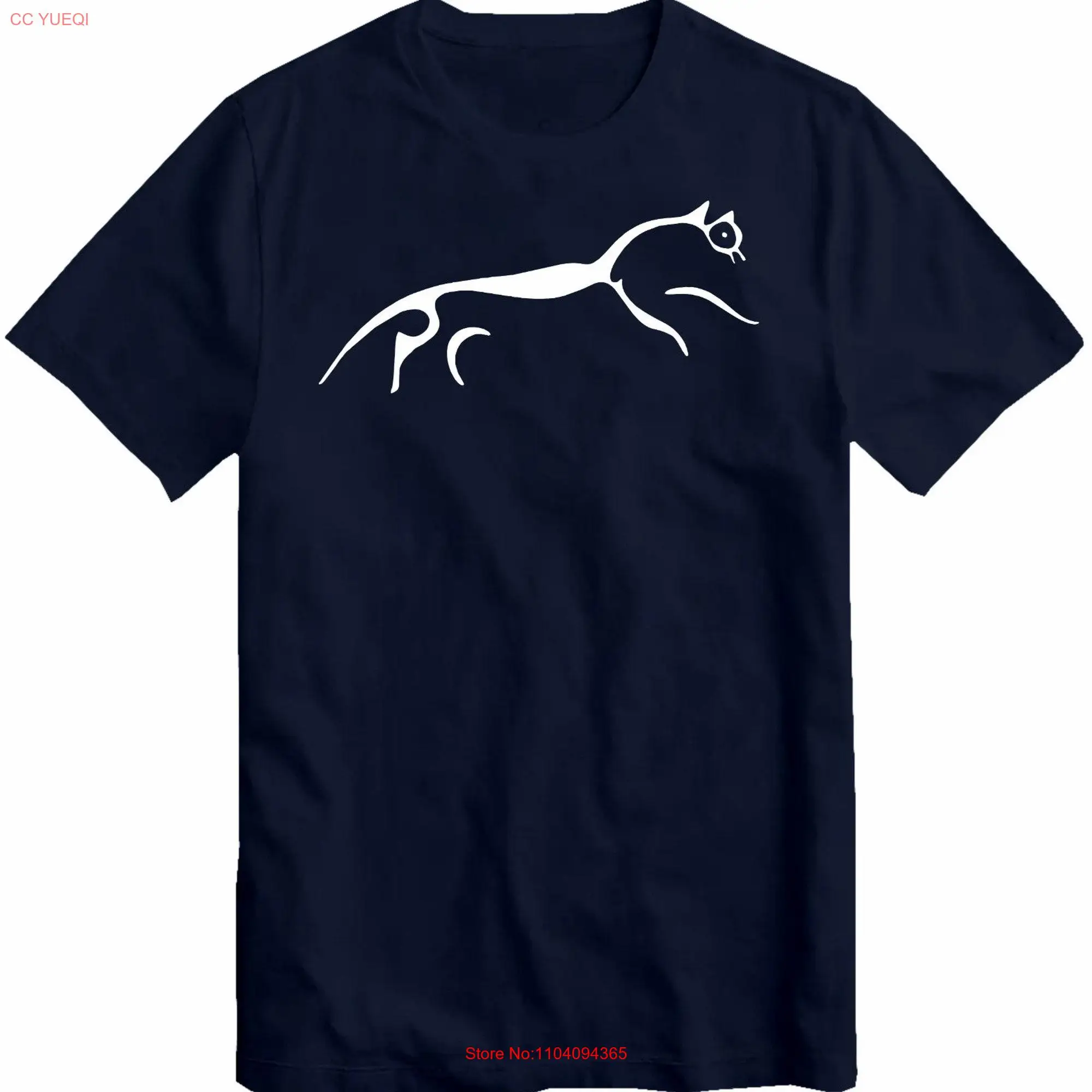 Uffington White Horse Chalk Hill Figure T Shirt long or short sleeves