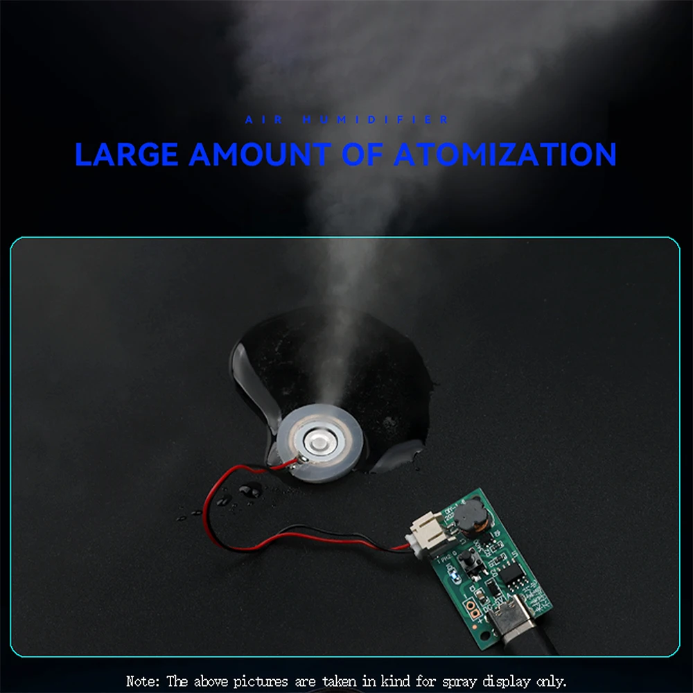 Ultrasonic Atomization Maker DIY Kits USB Mini Humidifier Mist Maker Driver Circuit Board Fogger Atomizer Sheet Mini Oscillating