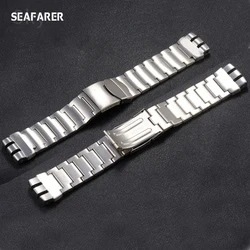 High Quality Solid Stainless Steel Watchband For Swatch YCS YAS YGS IRONY Men's /Women's Waterproof Metal Watch Bracelets Stock