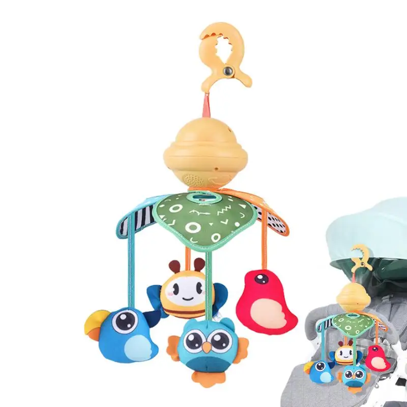 

Hangable Bed Bell Pendant For Crib Rotatable Musical Mobile For Crib Electric Musical Crib Bell Nursery Bed Accessories