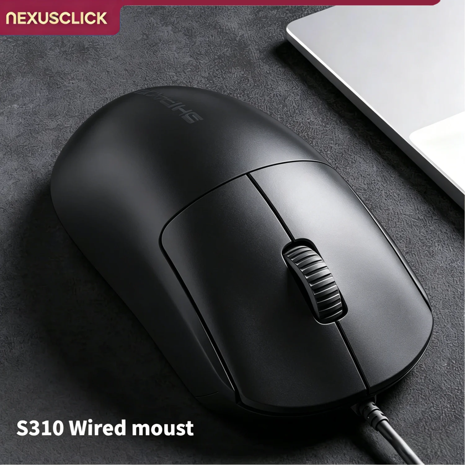 NexusClick Hot Sale USB Wired Optical Mouse, Ergonomic Neutral Design Office Gaming Mice for Desktop Laptop PC Business Daily Us
