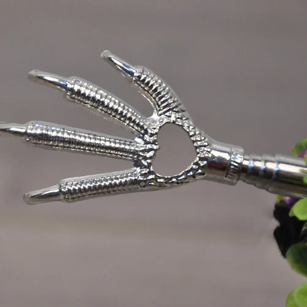 

Выдвижная телескопическая чесалка для спины из нержавеющей стали с резиновой ручкой, портативная, для путешествий, для комфортного снятия боли