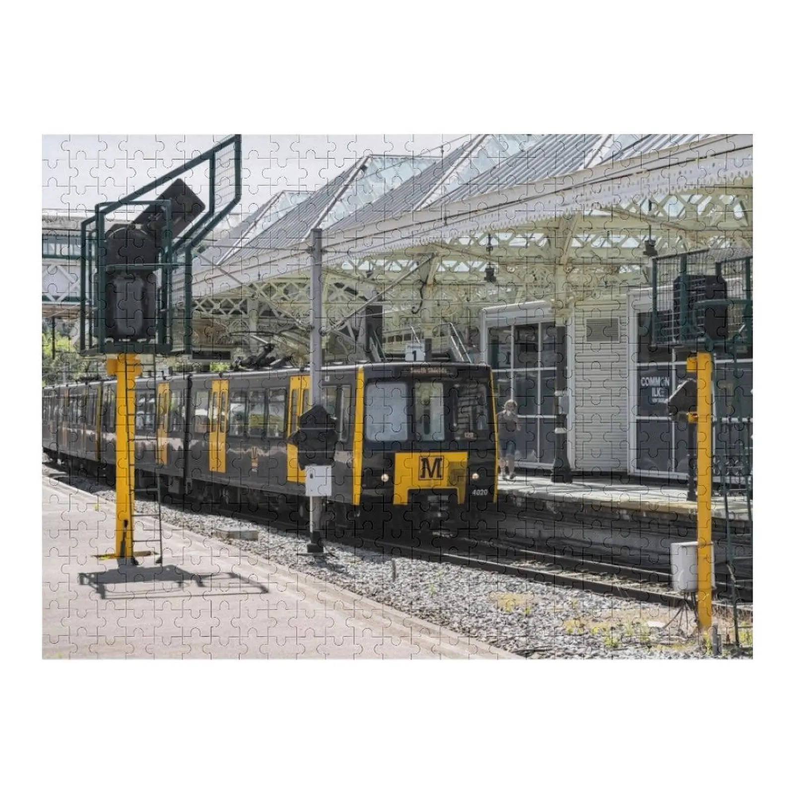 

Tynemouth Metro Jigsaw Puzzle Персонализированный подарок Индивидуальный детский подарок Персонализированный пазл