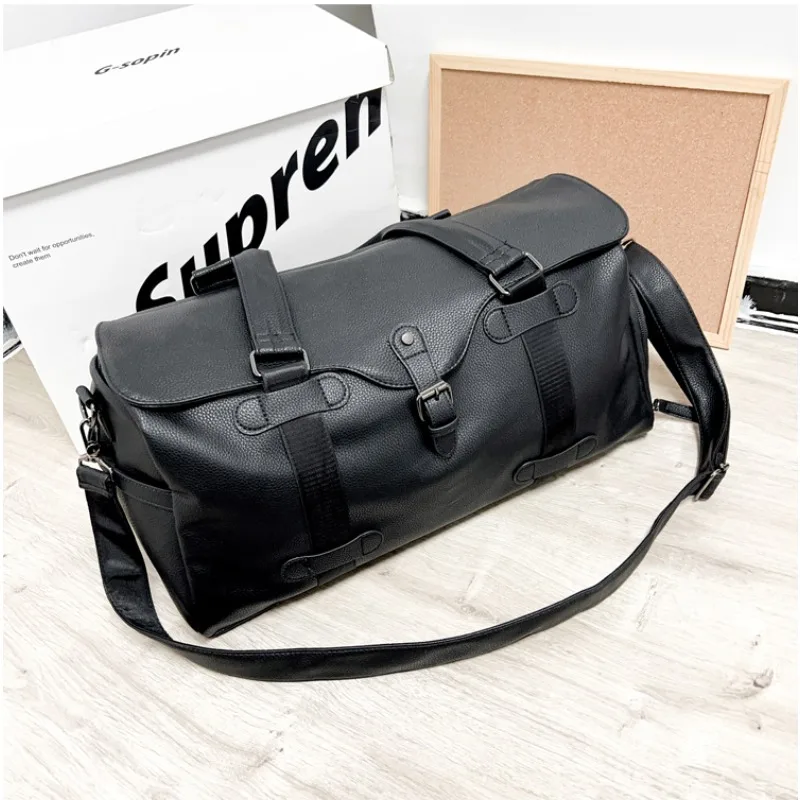 

High Quality PU Solid Shoulder and Crossbody Travel Bags 2024 Large Capacity Simple Casual Sense of Luxury Handbags for Unisex