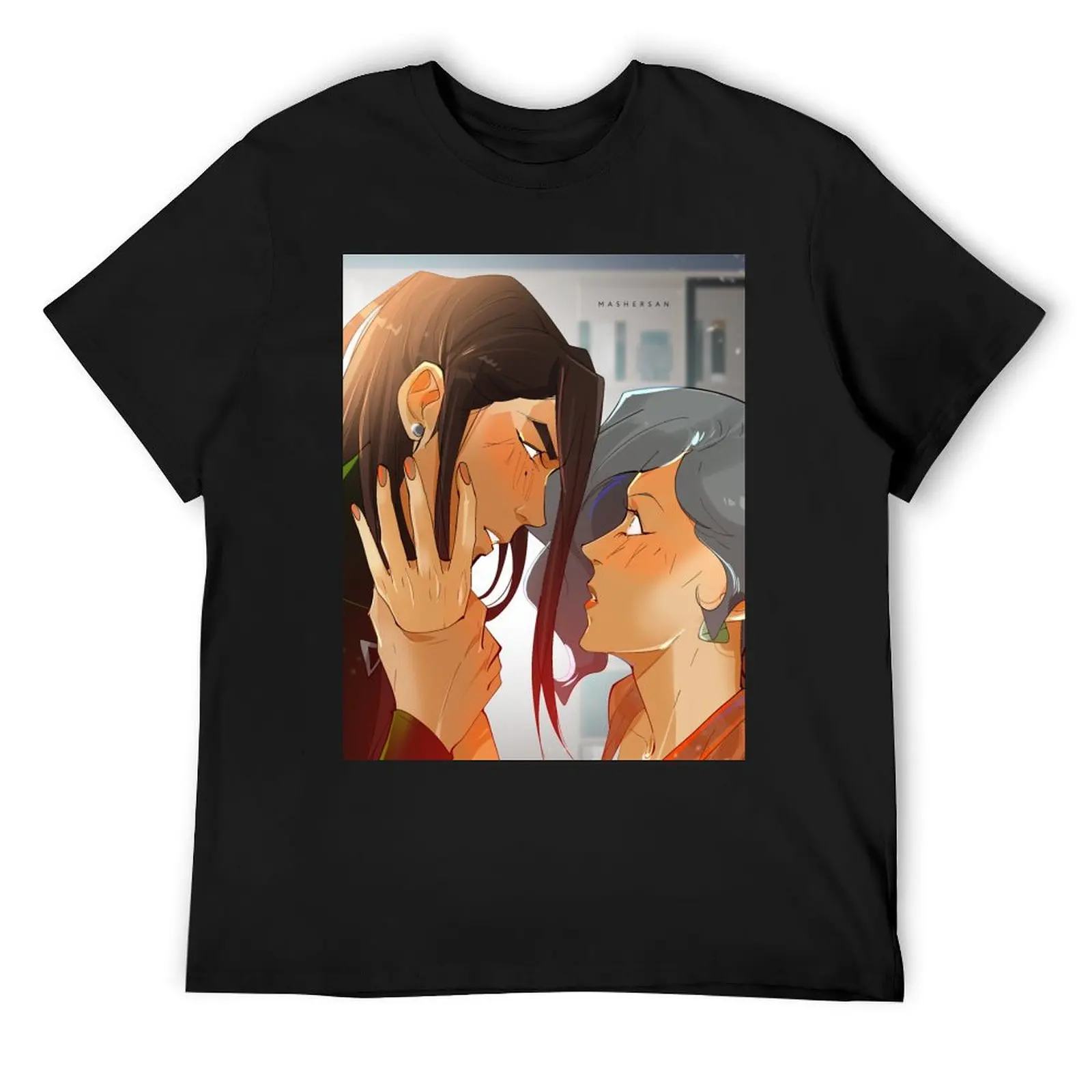

Kuvira holds Su's hand - Mashersan T-Shirt plus size clothes new edition graphic shirts shirts graphic tees T-shirt men