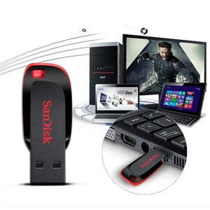 Sandisk-Mini USB Flash Memory Stick, Pendrive CZ50, Pen Drive, 16 GB, 32 GB, 64 GB, 128 GB 8 Hauptverkaufsstift -Autoschlüssel - №6