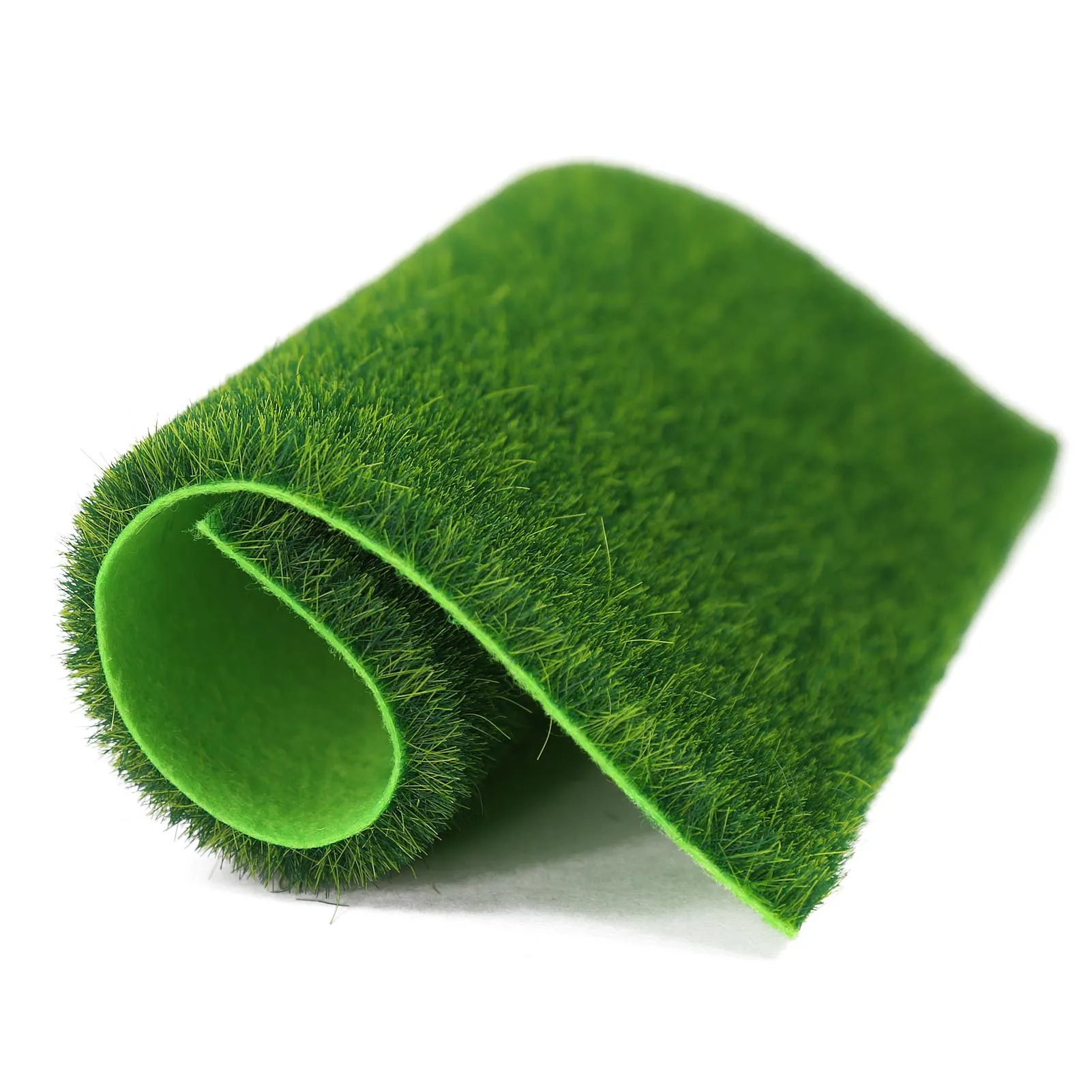 Evemodel 1pc 20cm*20cm Square Grass Mat 3mm 5mm 8mm Thick Artificial Lawn Carpet for DIY Project Model Scene Railway Layout