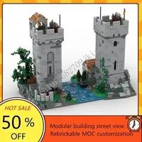 3395PCS Chain Towers Modular MOC Creative Street View Custom Puzzle Architecture Educational Assembly Model Toy Gift