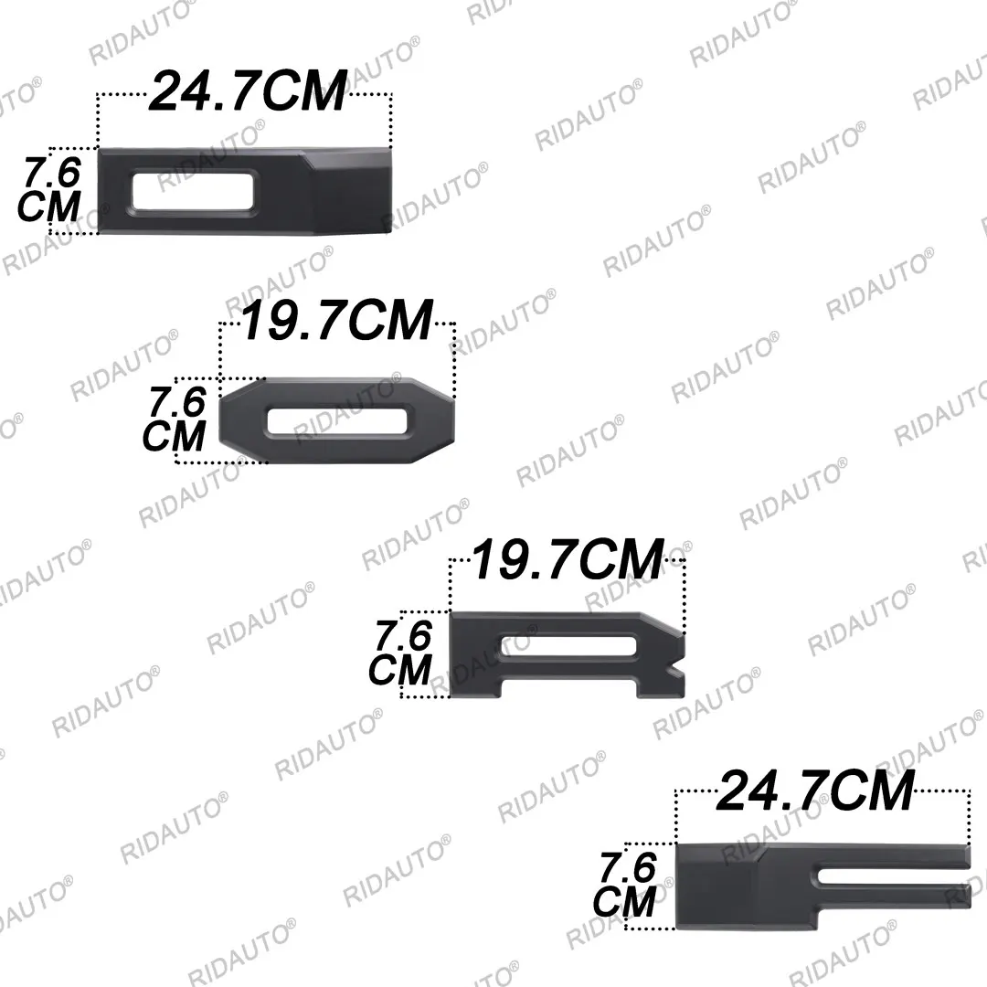 Four Letter for Modified Mesh Grill Grille of RANGER 2015-2018 T7 PX2 MK2 XL XL+