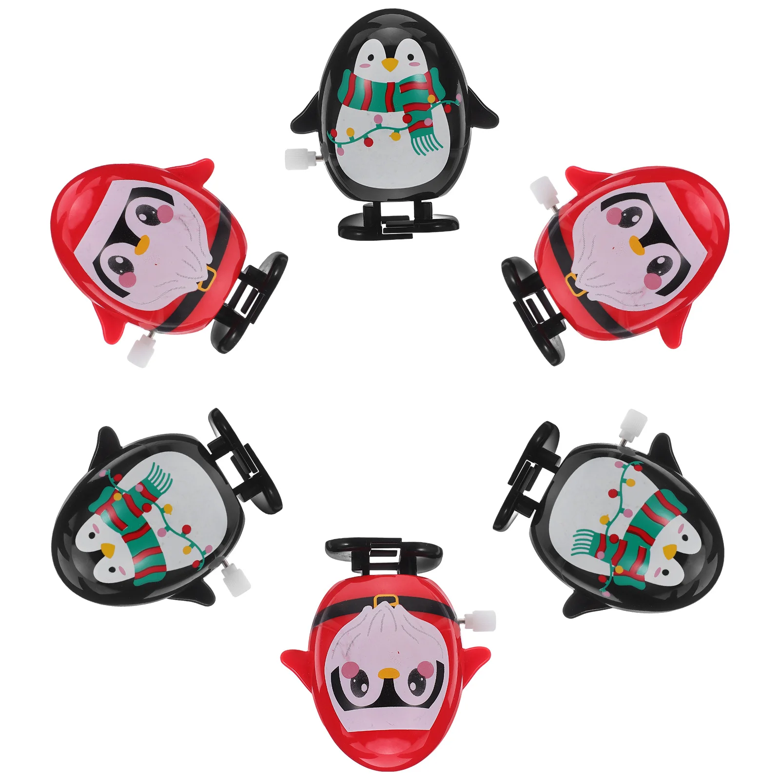 6Pcs Walking - Cute Clockwork Mechanism Design - No Required for Kids Play - Christmas Party Favors Bulk