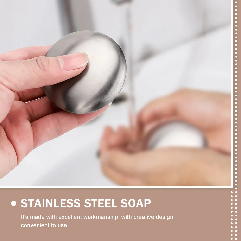 

1 set 1 Set Stainless Steel Soap Kitchen Odor Removing Tool Fridge Smell Absorbing Soap Odor Remover For Cooking Kitchen