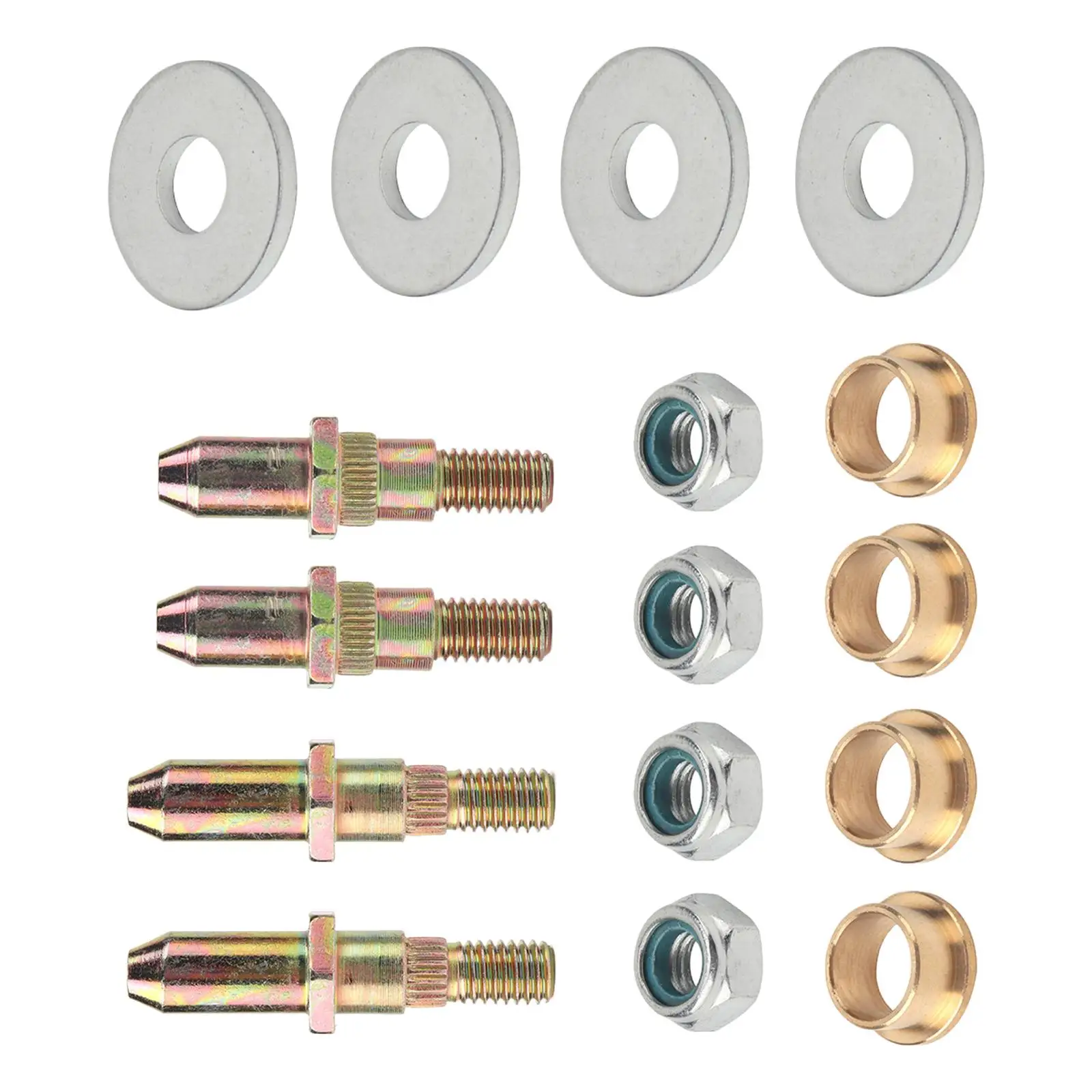 16x Front Door Hinge Pin and Bushing Repair Kit Fit for