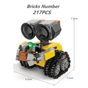 MOC Galaxy Space Robot Lucu Droid Tokoh Kartun Fiksi Ilmiah Model Teknis Blok Bangunan Bata Diy Hadiah Mainan 12 teknik blok penjualan terbaik - №