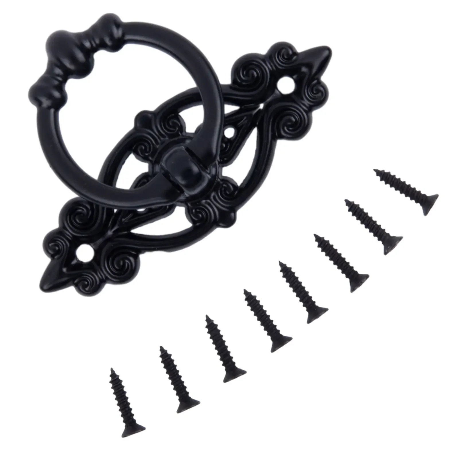 Drawer Pull Ring Alloy Handle Cabinet 1PC 65*46mm Parts Tools Trash Cans Zinc Alloy Hanging Screws High Quality
