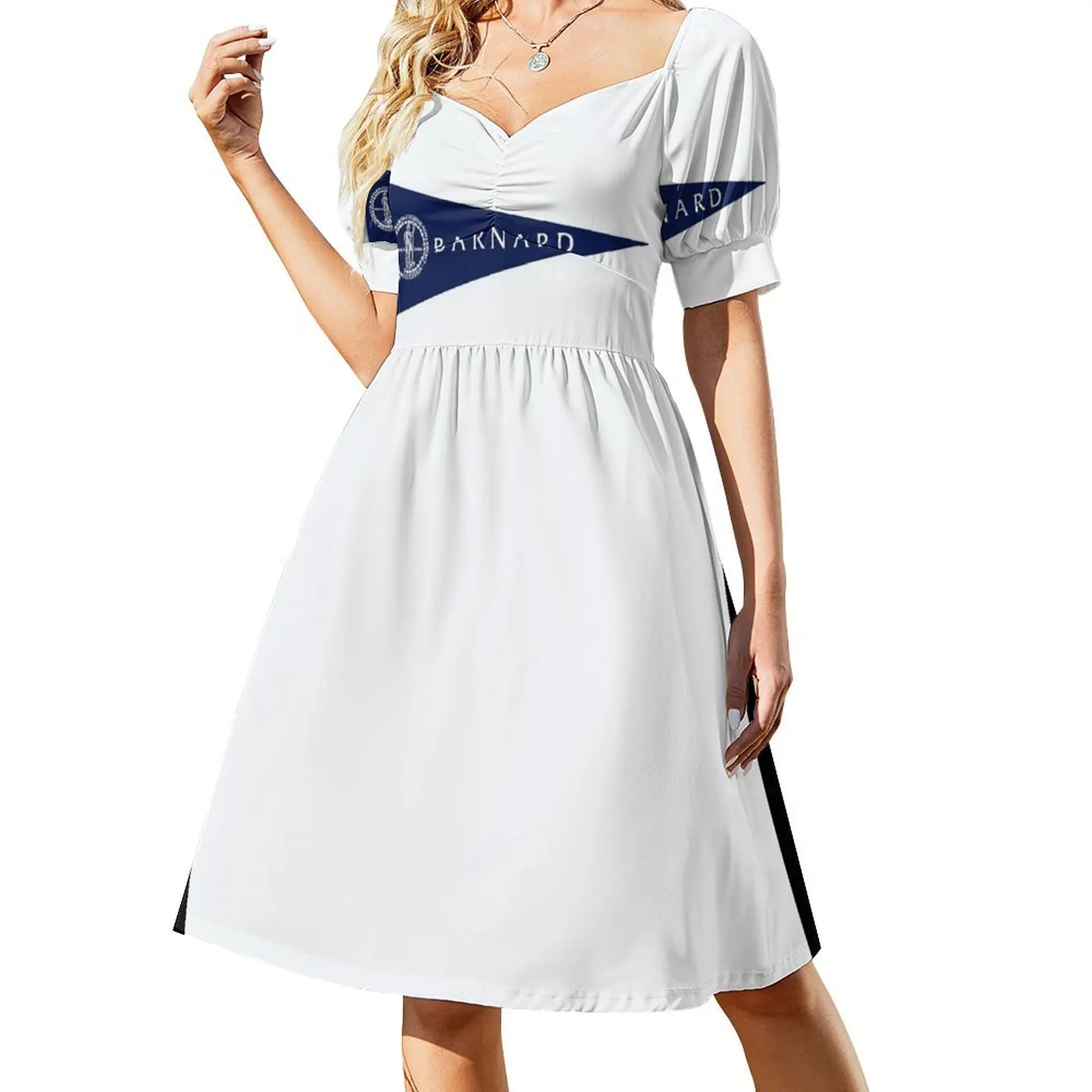 

Barnard Pennant Short-Sleeved Dress womens clothing summer woman dress 2025 women's evening dresses 2025