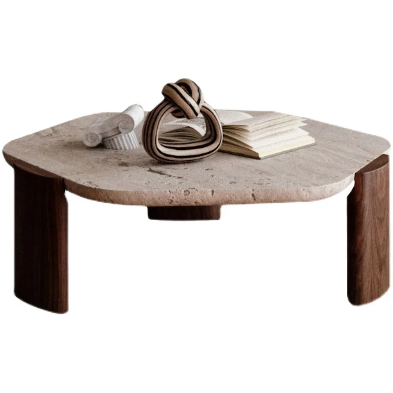 

Wabi Sand Travertine Home Living Room Small Apartment Medium Simple Modern Marble