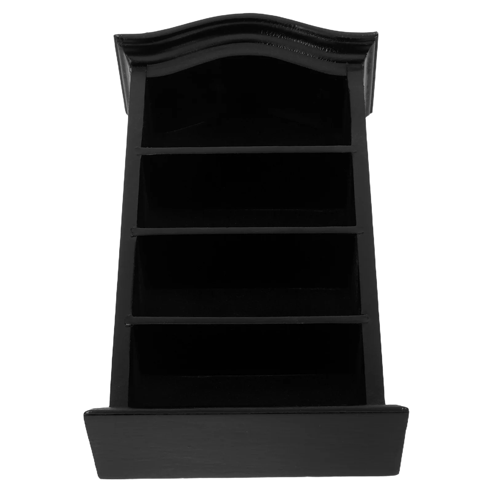 

1:12 Scale Dollhouse Miniature Bookshelf Wooden Display Cabinet Vintage Style Storage Shelf For Dollhouse Living Room Furniture